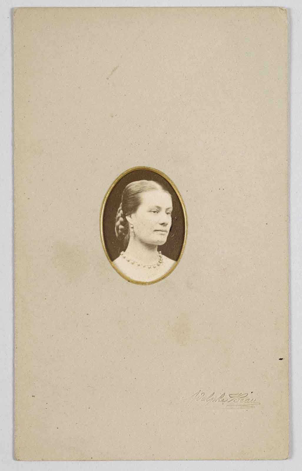 Portrait de femme : Berthe de Clinchamp (1833-1911) ?